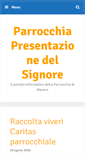 Mobile Screenshot of parrocchiadimesero.it